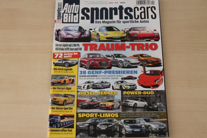 Deckblatt Auto Bild Sportscars (04/2011)